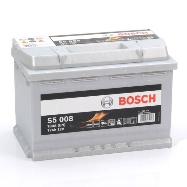 Autobaterie BOSCH S5 12V 77Ah 780A EN 0092S50080