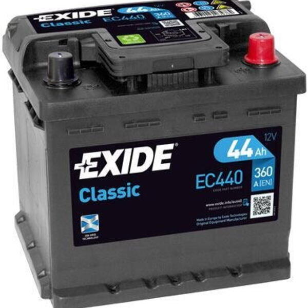 Autobaterie EXIDE Classic 12V 40Ah 320A EC400