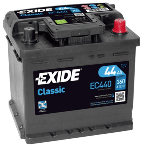 Autobaterie EXIDE Classic 12V 44Ah 360A EC440