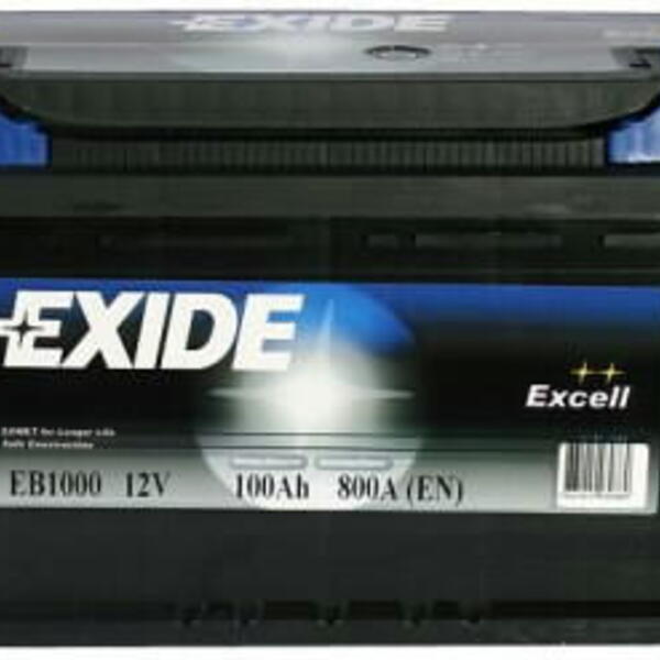 Autobaterie EXIDE Excell 12V 100Ah 720A EB1000