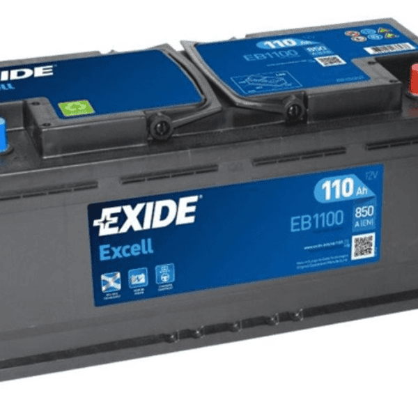 Autobaterie EXIDE Excell 12V 110Ah 850A EB1100