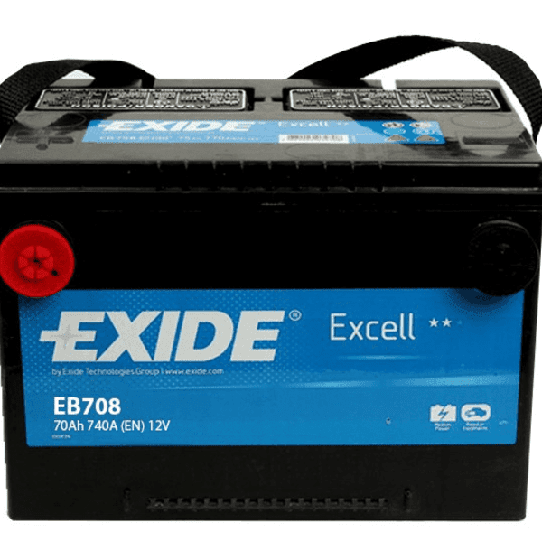 Autobaterie EXIDE Excell 12V 70Ah 740A EB708