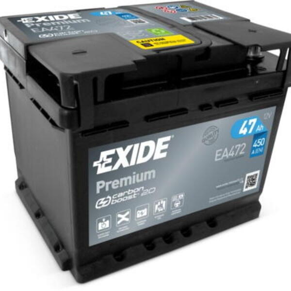 Autobaterie EXIDE Premium 12V 47Ah 450A EA472