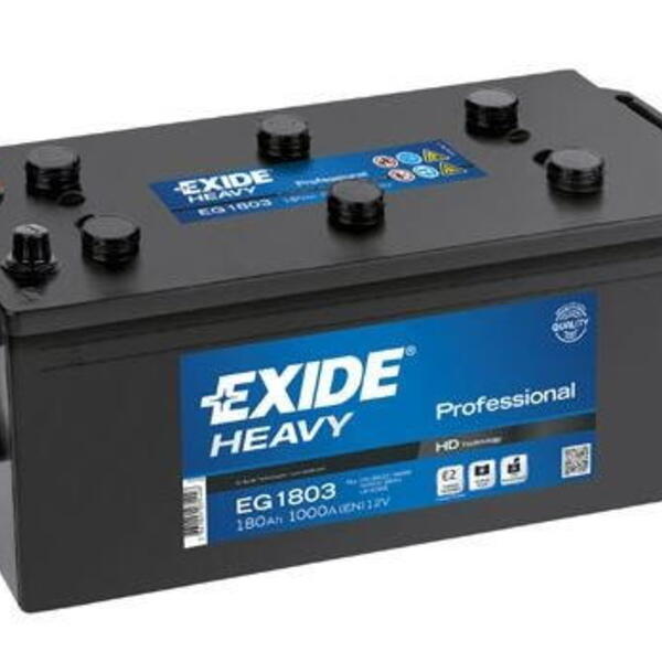 Autobaterie Exide Professional HD 12V 180Ah 1000A EG1803