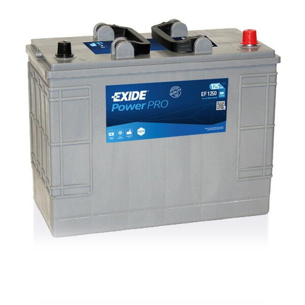 Autobaterie EXIDE Professional Power 12V 125Ah 850A EF1250