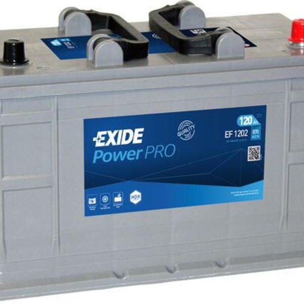 Autobaterie EXIDE Professional Power HDX 12V 120Ah 870A EF1202