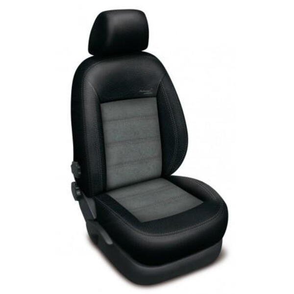 Autopotahy na BMW X3, od 2003 - 2010, Authentic Velvet, barva velvet šedá 0107