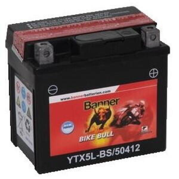 Banner Batterien GmbH Banner Bike Bull AGM 50412 YTX5L-BS 12V 4Ah