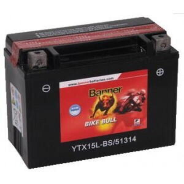 Banner Batterien GmbH Banner Bike Bull AGM 51314 YTX15L-BS 12V 13Ah