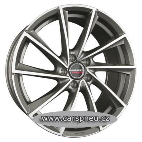 Borbet VTX grey poliert - 8,0x18, 5x112, ET48 (8x18) (496557)