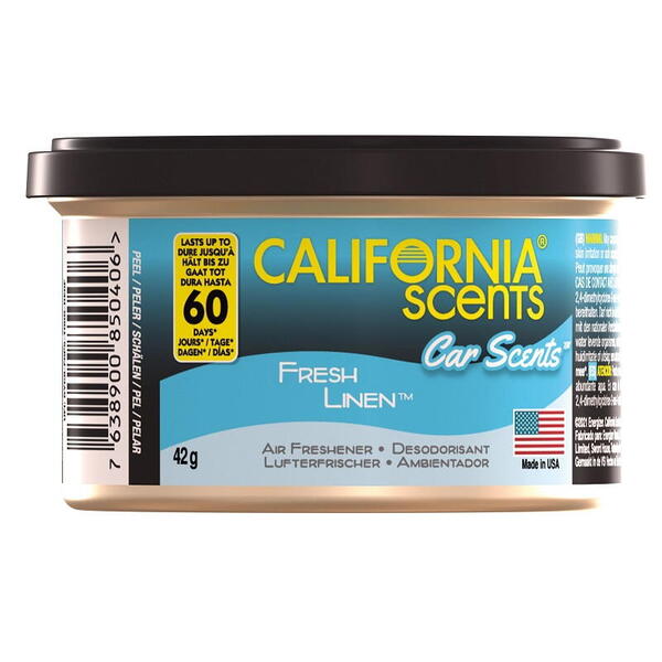 California Car Scents - Fresh Linen - Čerstvé vypráno