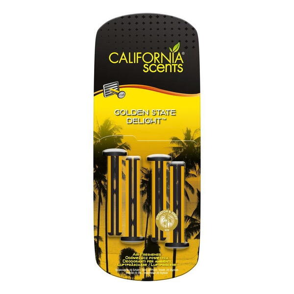 California Scents Vent Stick Golden State Delight - Gumoví medvídci, vonné kolíčky 4 ks