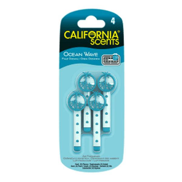 California Scents Vent Stick Monterey Vanilla - Vanilka, vonné kolíčky 4 ks