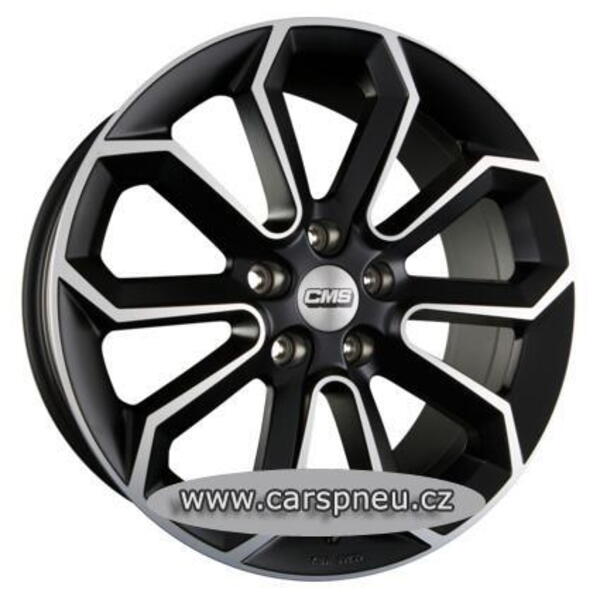 CMS C20 matt black poliert - 8,0x18, 5x108, ET47 (8x18) (C20 808 47 56 DMB)