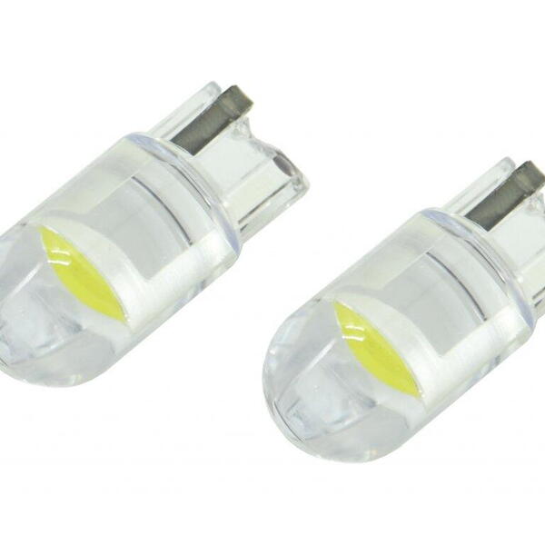 Compass Žárovka 1LED COB 12V T10 bílá 2ks