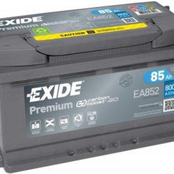 Exide Premium 12V 85Ah 800A EA852