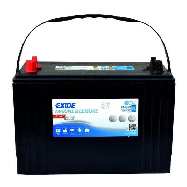 EXIDE START AGM 12V 100Ah 925A EM960