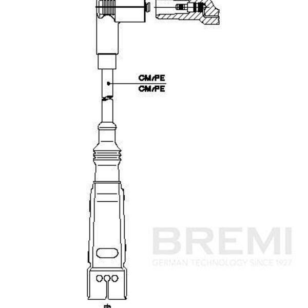 Kabel zapalovací svíčky BREMI 111/70