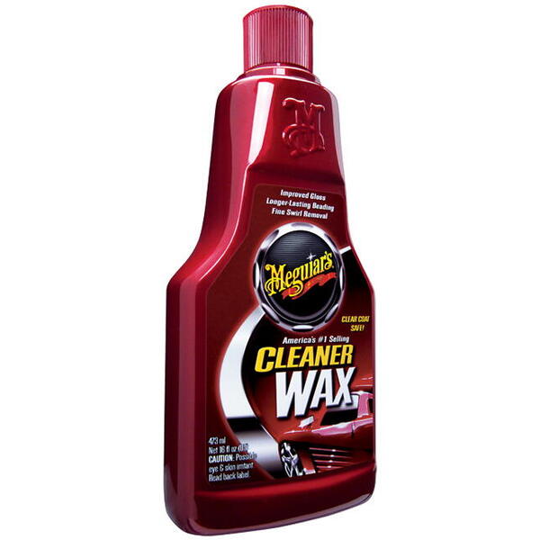 Meguiar's Cleaner Wax Liquid - tekutá, lehce abrazivní leštěnka s voskem, 473 ml