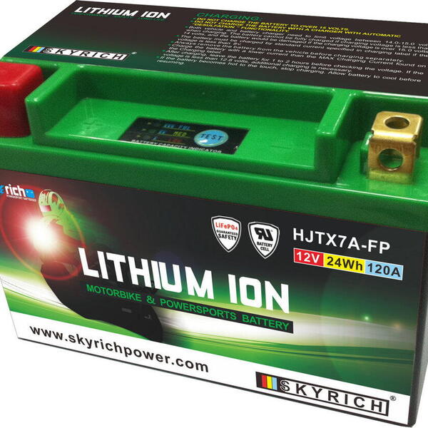 motobaterie Skyrich Lithium HJTX7A-FP (12V 24Wh)