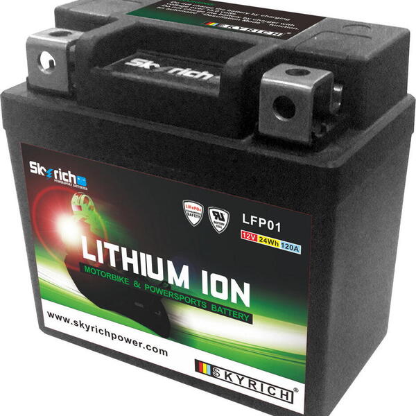 motobaterie Skyrich Lithium LFP01 (12V 24Wh)