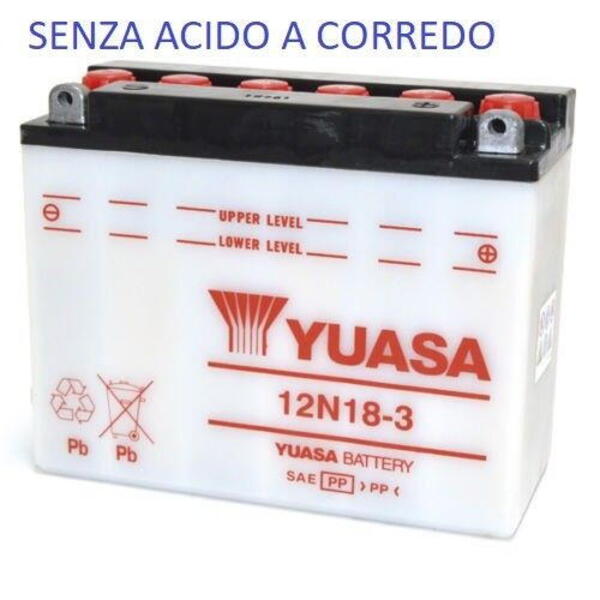 Motobaterie YUASA 12N18-3 12V 18Ah