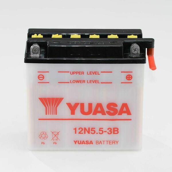 Motobaterie YUASA 12N5,5-3B 12V 5,5Ah