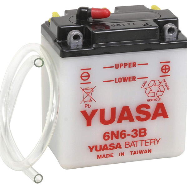 Motobaterie YUASA 6N6-3B 6V 6Ah