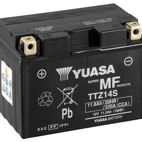 motobaterie YUASA TTZ12S-BS 12V, 11Ah, 230A