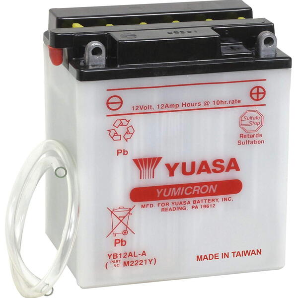 Motobaterie YUASA YB12AL-A 12V 12Ah