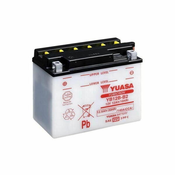 Motobaterie YUASA YB12B-B2 12v 12Ah