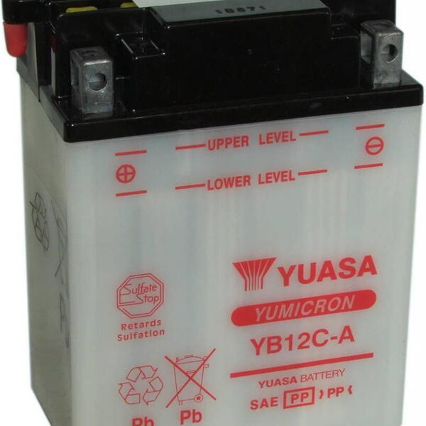 Motobaterie YUASA YB12C-A 12V 12Ah