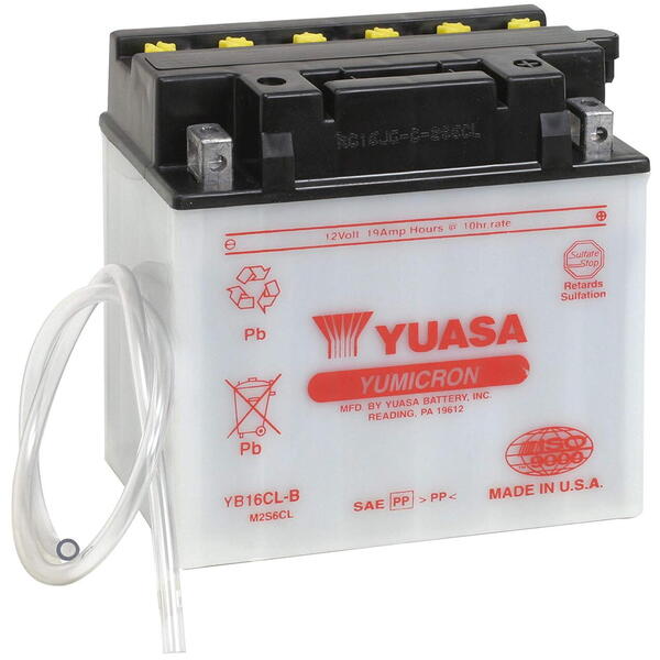 Motobaterie YUASA YB16CL-B 12V 19Ah