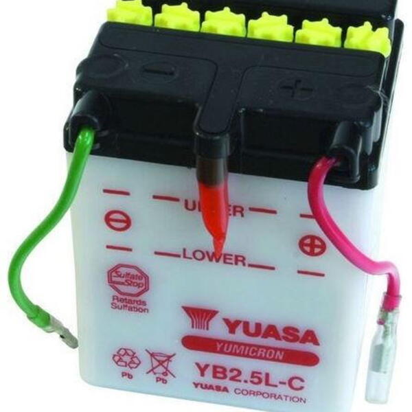 Motobaterie YUASA YB2,5L-C 12V2,5Ah