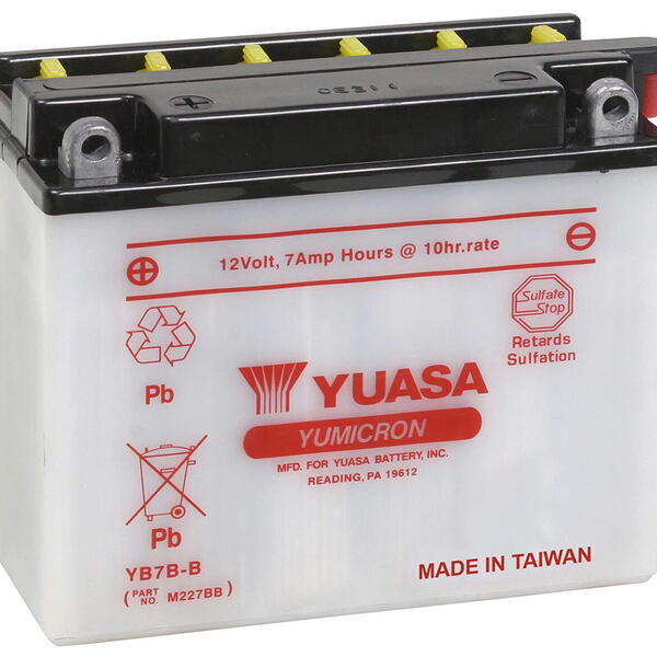 Motobaterie YUASA YB7B-B 12V