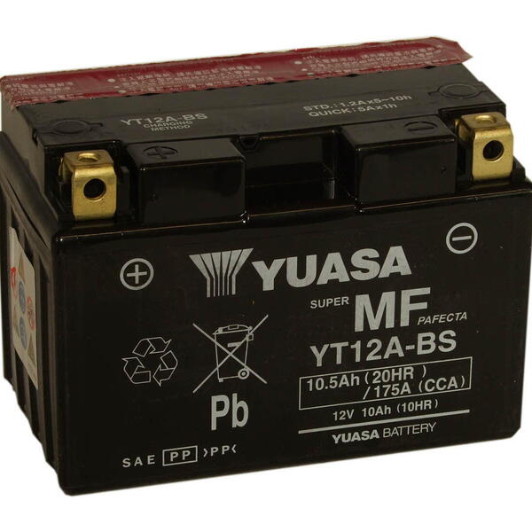 Motobaterie YUASA YT12A-BS 12V 9,5Ah 175A