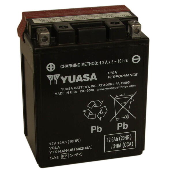 Motobaterie YUASA YTX14AH-BS 12V 12Ah 210A