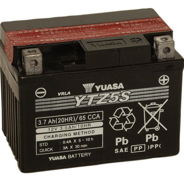 Motobaterie YUASA YTZ5S 12V 3,5Ah 65A