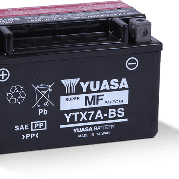 Motobatrie YUASA YTX7A-BS 12v 6Ah