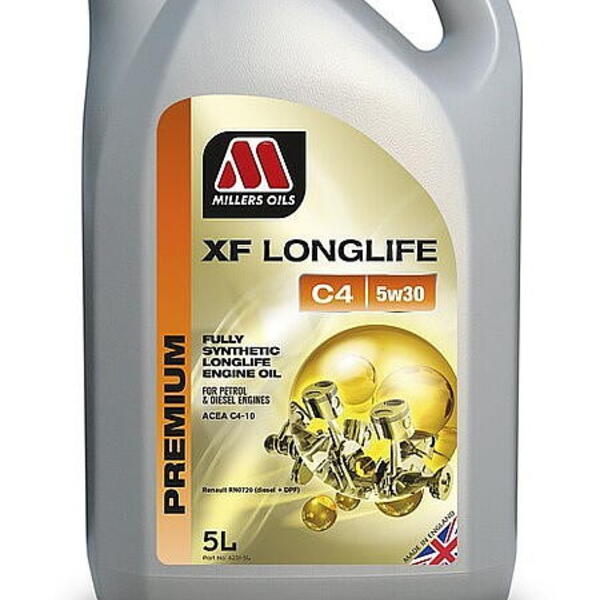 Motorový olej Premium Millers Oils XF Longlife C4 5w30 5 L 62315 (Akční komplet výměna ole