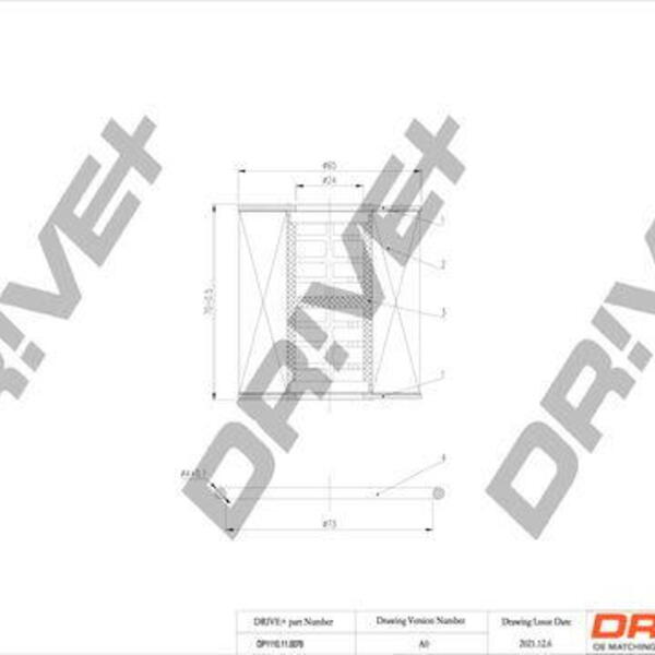 Olejový filtr DRIVE DP1110.11.0076