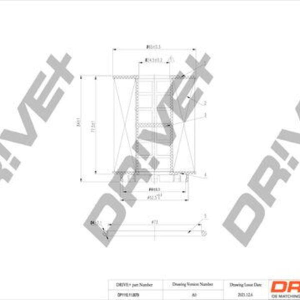 Olejový filtr DRIVE DP1110.11.0079