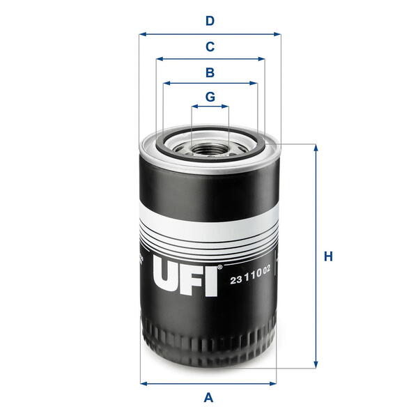 Olejový filtr UFI 23.110.02