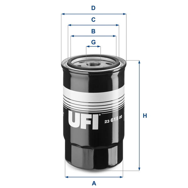 Olejový filtr UFI 23.615.00