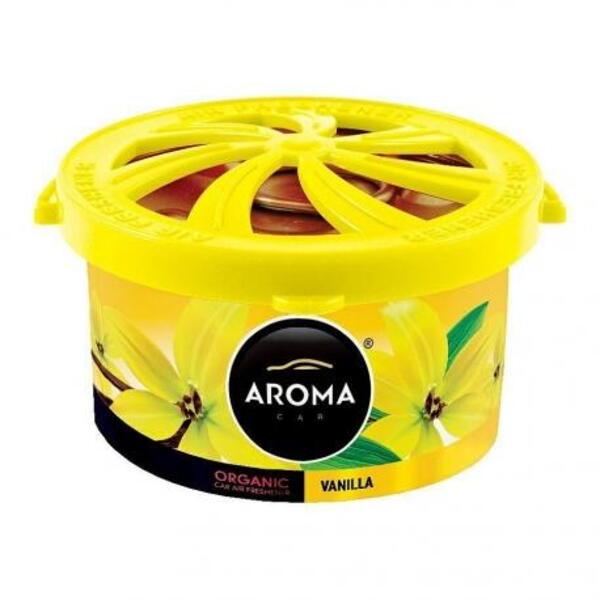 Osvěžovač AROMA CAR ORGANIC 40g, Vůně VANILLA  amFAL932