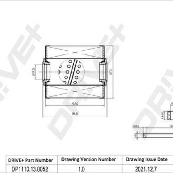 Palivový filtr DRIVE DP1110.13.0052