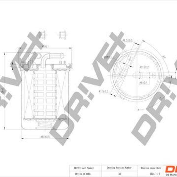 Palivový filtr DRIVE DP1110.13.0065