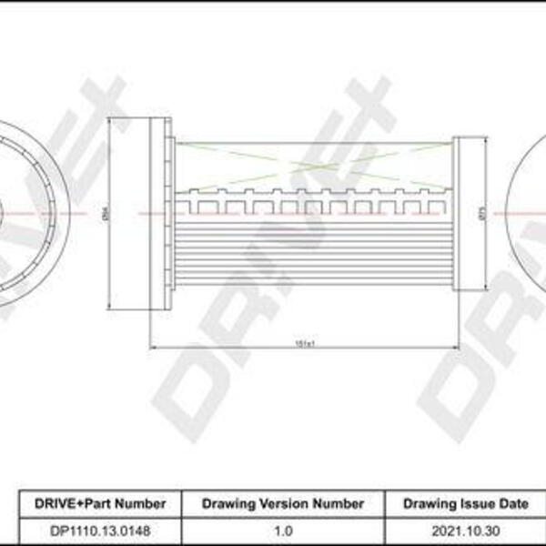 Palivový filtr DRIVE DP1110.13.0148