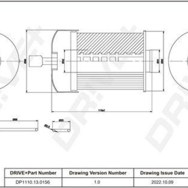 Palivový filtr DRIVE DP1110.13.0156