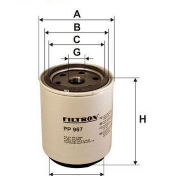 Palivový filtr FILTRON PP 967